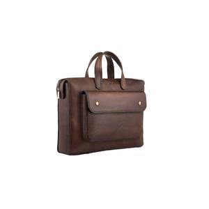 کیف اداری مردانه چرم طبیعی گلیما مدل 236G Gelima 236G Handmade Leather Office Bag