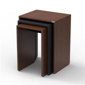 میز عسلی هیراد مدل A1-MDF مجموعه 3 عددی