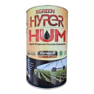 هیومیک اسید پودری هایپرهیوم ایکس گرین مدل HH وزن 1 کیلوگرم