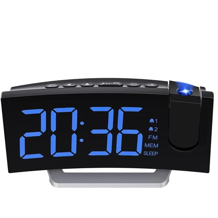 قیمت و خرید ساعت رومیزی دیجیتال مدل projection alarm clock hm353c