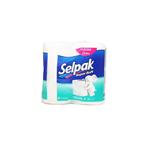 دستمال توالت سلپک Selpak مدل Super soft بسته 4 عددی