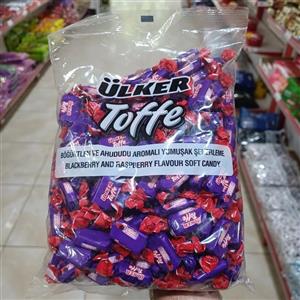 تافی توت فرنگی اولکر ulker بسته 1 کیلویی