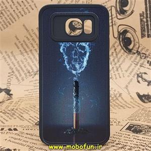 قاب گوشی Galaxy S6 سامسونگ فانتزی ژله ای طرح سیگار محافظ لنز دار کد 16