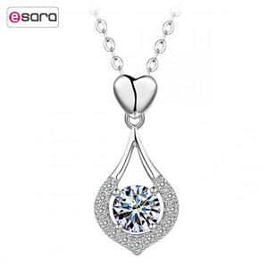 گردنبند نقره شهر جواهر مدل SJ-N045 Shahrejavaher SJ-N045 Silver Necklace