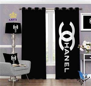 پرده پانچ مدرن طرح برند شنل کد s8372