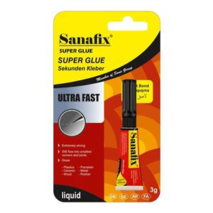 چسب قطره ای مدل ثنافیکس حجم 3 میلی لیتر Sanafix Super Glue Instant Adhesive 3ml 