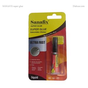 چسب قطره ای مدل ثنافیکس حجم 3 میلی لیتر Sanafix Super Glue Instant Adhesive 3ml 