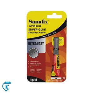 چسب قطره ای مدل ثنافیکس حجم 3 میلی لیتر Sanafix Super Glue Instant Adhesive 3ml 