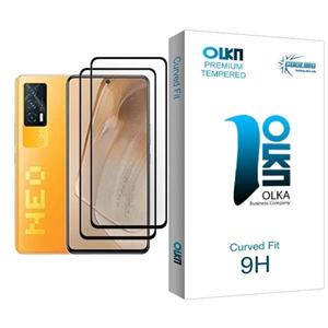 محافظ صفحه نمایش کولینگ مدل Olka Glass MIX002 مناسب برای گوشی موبایل ویوو iQOO Neo5 بسته دو عددی