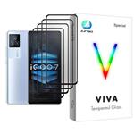 محافظ صفحه نمایش جانبو مدل Viva Glass MIX004 مناسب برای گوشی موبایل ویوو iQOO 7 بسته چهار عددی