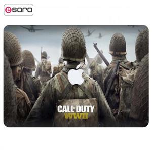 برچسب تزئینی ونسونی مدل Call of Duty WWII مناسب برای مک بوک پرو 13 اینچی Wensoni Call of Duty WWII Sticker For 13 Inch MacBook Pro