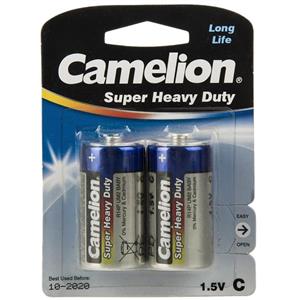 باتری متوسط C کملیون مدل Super Heavy Duty بسته 2 عددی