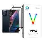 محافظ صفحه نمایش جانبو مدل Viva Glass MIX003 مناسب برای گوشی موبایل اوپو Find X3 Pro بسته سه عددی