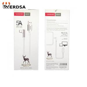 کابل تبدیل USB به MICROUSB ترانیو مدل X14-V طول 1 متر