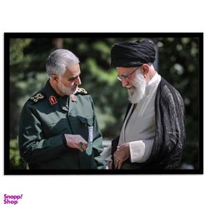 تابلو بکلیت طرح آیت الله سید علی خامنه ای و سردار حاج قاسم سلیمانی مدل B-s2071