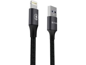 کابل شارژ سریع لایتنینگ نیم متری باوین Bavin Usb cable Iphone 2.4A CB201