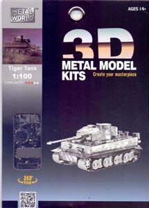 پازل سه بعدی Tiger tank 3D metal model kits L21122 