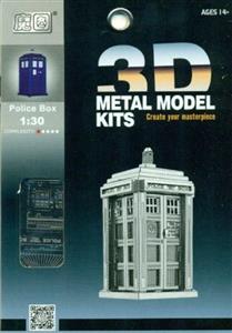 پازل سه بعدی Police Box 3D metal model kits O21101 