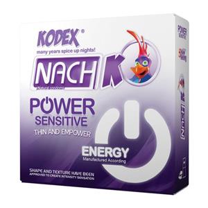 کاندوم کدکس مدل Power Sensitive بسته 3 عددی Kodex Condom 3PSC 