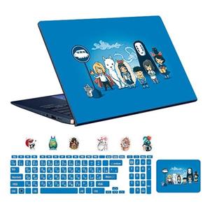 اسکین لپ تاپ طرح Anime کد ۰۶ به همراه استیکر کیبورد