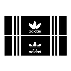 برچسب پارکابی خودرو طرح آدیداس ۰۱