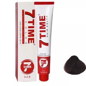 رنگ مو سون تایم شماره M.4 سری زیتونی حجم 100 میلی لیتر رنگ قهوه ای زیتونی متوسط