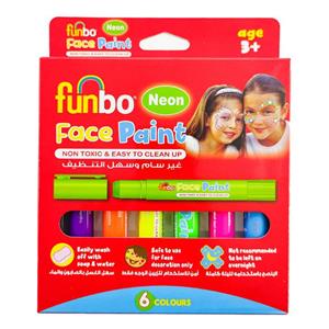 رنگ گریم صورت فانبو مدل نِِئون کد FO-06N بسته 5 عددی