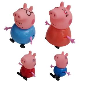 فیگور مدل پپا خوکه مجموعه 4 عددی