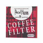 فیلتر قهوه مدل پرل هورس  دایره ای 9 cup بسته 100 عددی