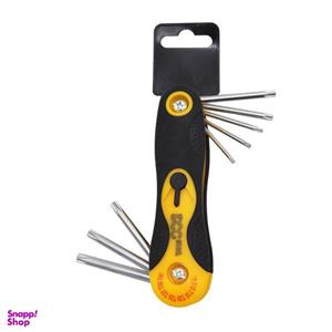 آچار آلن ستاره ای مدل داگ کد YP-H-T9-T40 مجموعه 8 عددی