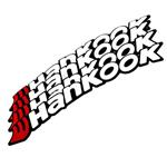 برچسب لاستیک خودرو طرح هانکوک کد SA010S بسته 4 عددی