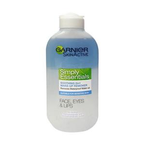 پاک کننده دو فاز برند Garnier صورت چشم و لب مدل Simply Essentials حجم 200 میل