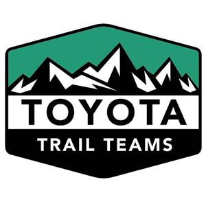 استیکر پارچه و لباس مدل تویوتا TOYOTA TRAIL TEAMS کد 8