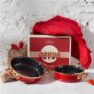 سرویس تابه 2 پارچه  کاراجا مدل Retro