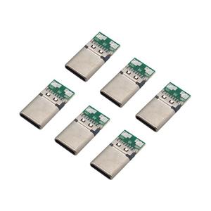 سوکت نری یو اس بی تایپ سی مدل charge_only بسته 6 عددی