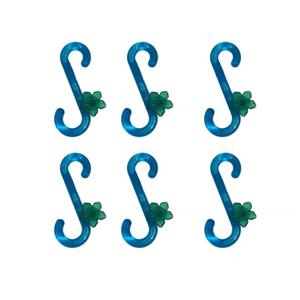 آویز لیوان مدل Flower کد 810 بسته 6 عددی