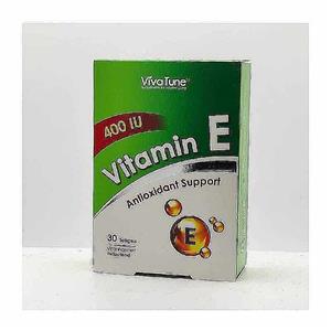 سافت ژل ویتامین 400 E واحد ویواتون بسته 30 عددی