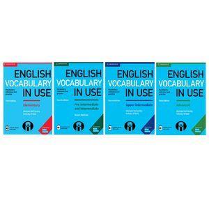 کتاب English Vocabulary in Use اثر Michael McCarthy And Felicity ODell انتشارات الوندپویان چهارجلدی