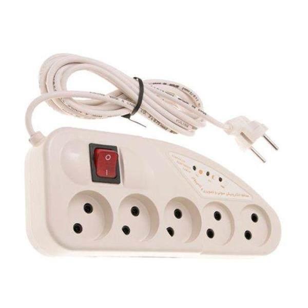 تکسان محافظ برق و رابط 5 خانه کلیددار تکسان با کابل 3 متری مدل 100