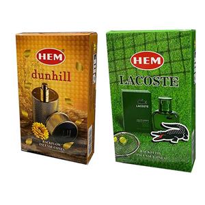 عود هم مدل آبشاری رایحه اوشن و لاکوست دو بسته 10 عددی