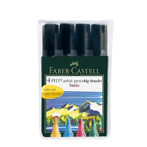 ماژیک فابر کاستل مدل pitt-artist بسته 4 عددی