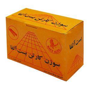 سوزن منگنه کارتن بست آلفا مدل 3518 بسته 1600 عددی