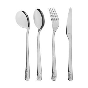 ست قاشق و چنگال کودک 4 پارچه پاشا کد 01 Pasha Baby Cutlery Set pcs 