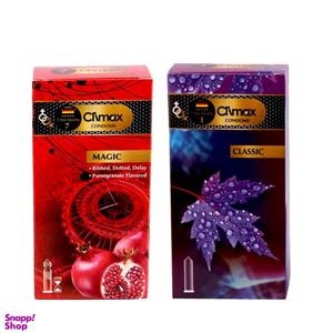 کاندوم کلایمکس مدل classic بسته 12 عددی به همراه کاندوم مدل magic بسته 12 عددی