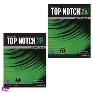 کتاب Top Notch 2 اثر Joan Saslow And Allen Ascher انتشارات الوندپویان دو جلدی