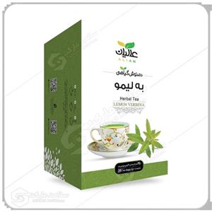 دمنوش کیسه ای به لیمو عالیان بسته 25 عددی
