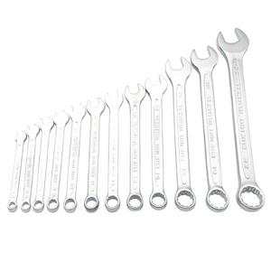 آچار یکسر تخت و یکسر رینگی تک تول مدل cRV STEEL مجموعه 12 عددی