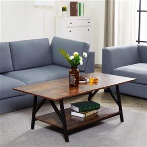 میز جلومبلی دیزم مدل CO_Y100_120_BRN