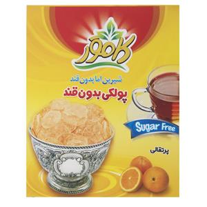 پولکی بدون قند پرتقالی کامور مقدار 150 گرم Kamvar sugar Free Polaki Flavour Orange 150g