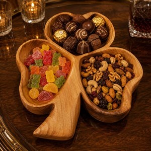 تخته سرو چوبی مدل برگ -